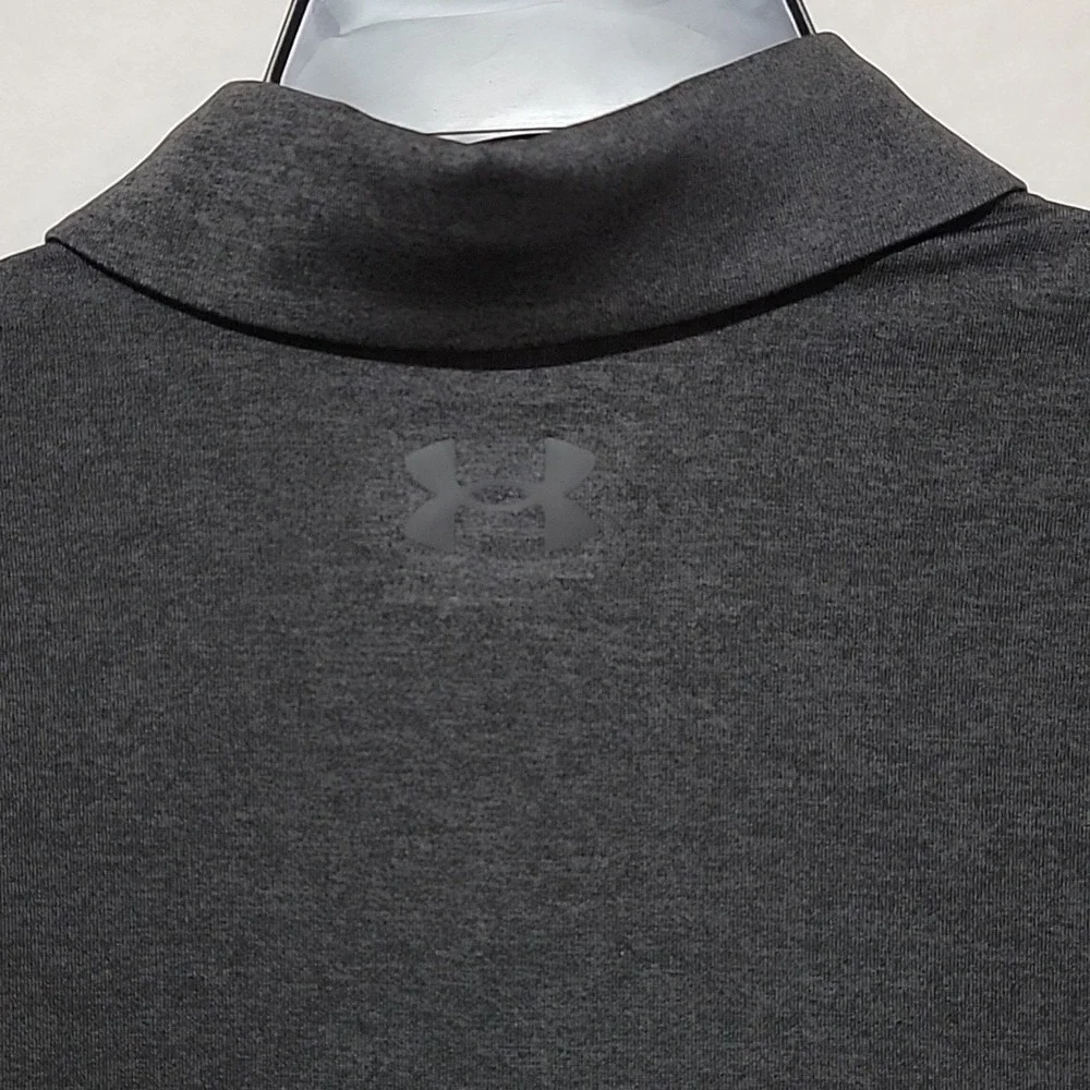Under Armour Mens The Playoff Polo Shirt‎ Small Gray Short Sleeve UPF 30 New